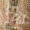 Light Blue Chinon Lehenga with Embroidery